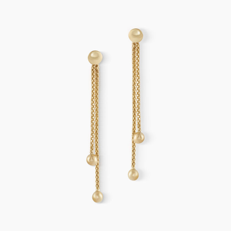 Boucles D'oreilles Pendantes Assiba Or J - Spannringe Damen | OROVIVO