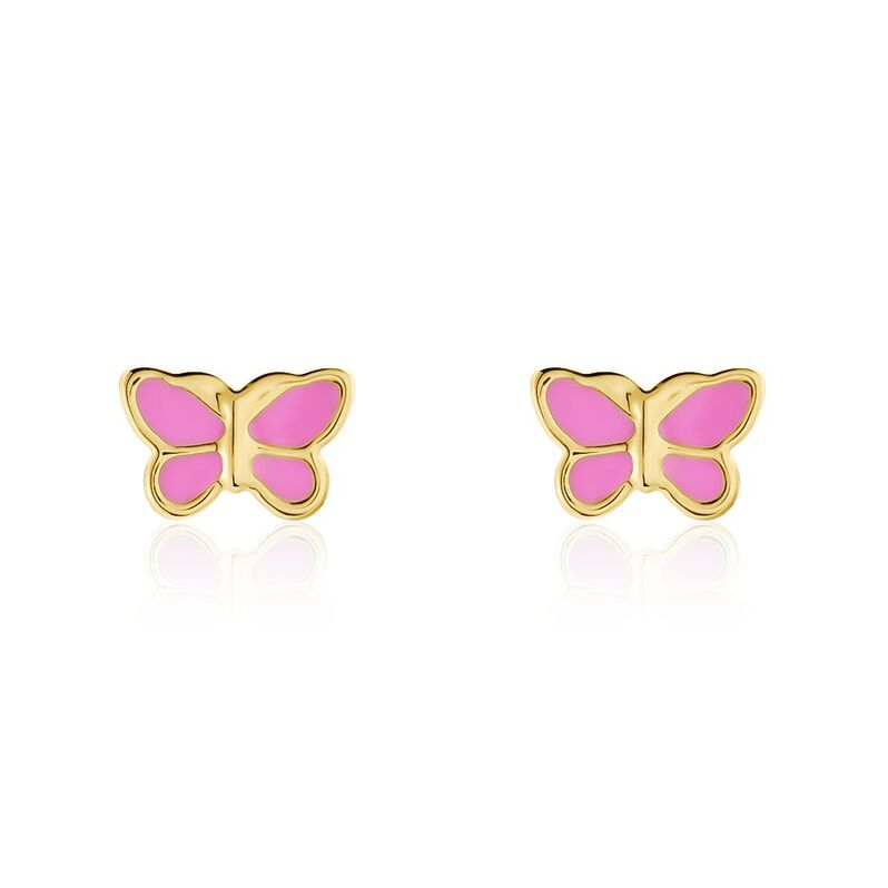 Damen Ohrstecker Gold 375 Schmetterling - Ohrstecker  | OROVIVO
