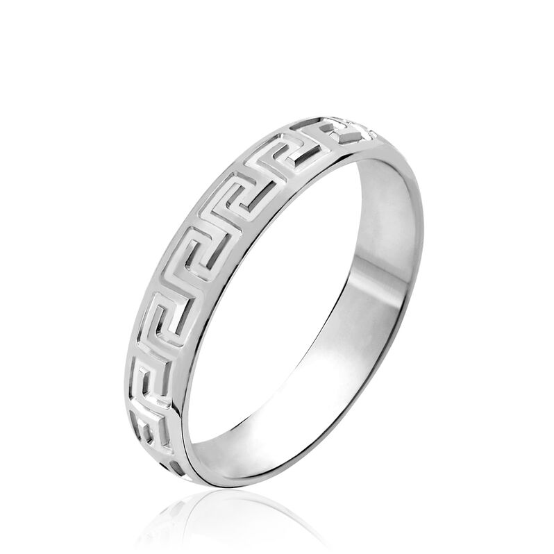 Alliance Vaiana Demi Jonc Classique Or Blanc - Spannringe Familie | OROVIVO