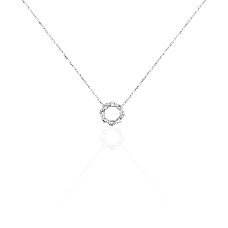 Collana Silver Shine Argento Rodiato Cubic Zirconia - Spannringe Damen | OROVIVO