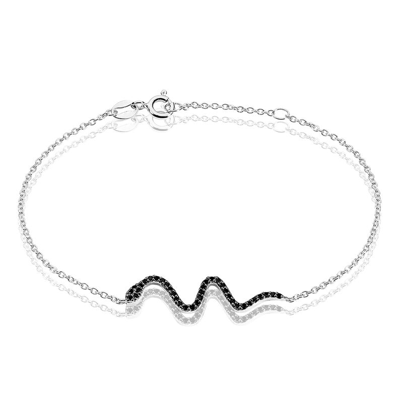Bracelet Barbara Argent Rhodie Oxydes - Spannringe Damen | OROVIVO