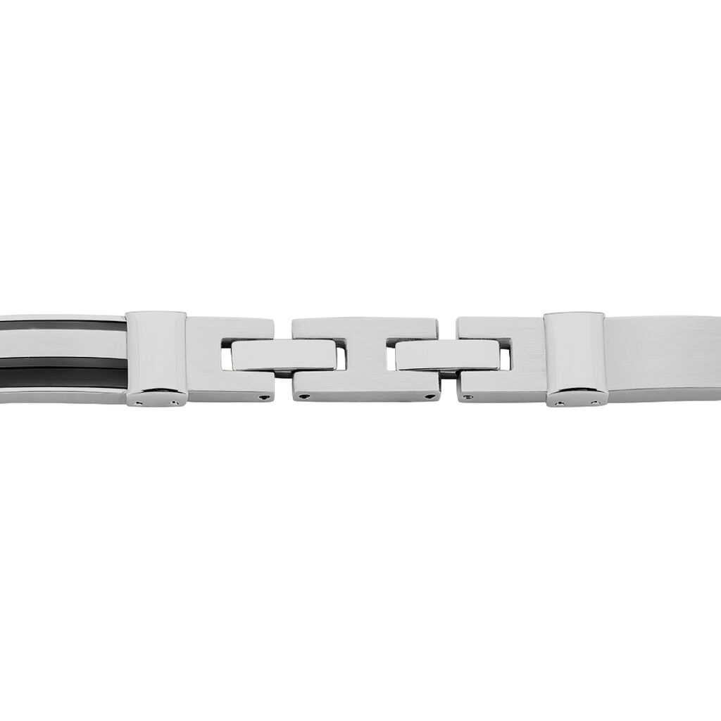 Herren Armband Edelstahl B 9 mm