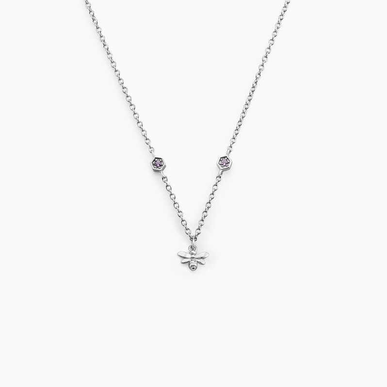 Collier Manoline Argent Weiss Oxyde De Zirconium - Spannringe Damen | OROVIVO