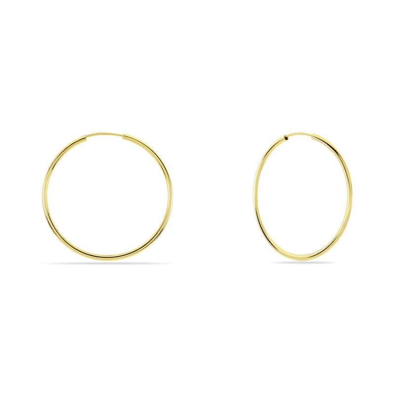 TARJA Damen Creolen Silber vergoldet 925 - Creolen Damen | OROVIVO