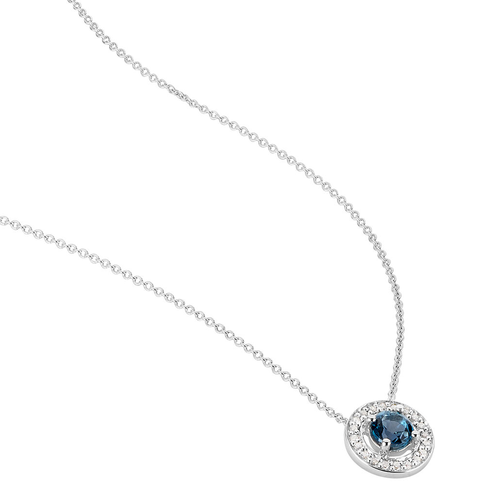 Collier Or Weiss Priscillya Topaze - Spannringe Damen | OROVIVO