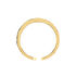 ROMINA Damen Ring Edelstahl vergoldet