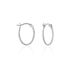 HOOPSA Damen Creolen Silber Silber 925 Zirkonia Wei&szlig; 0,58 ct B 22,6 mm