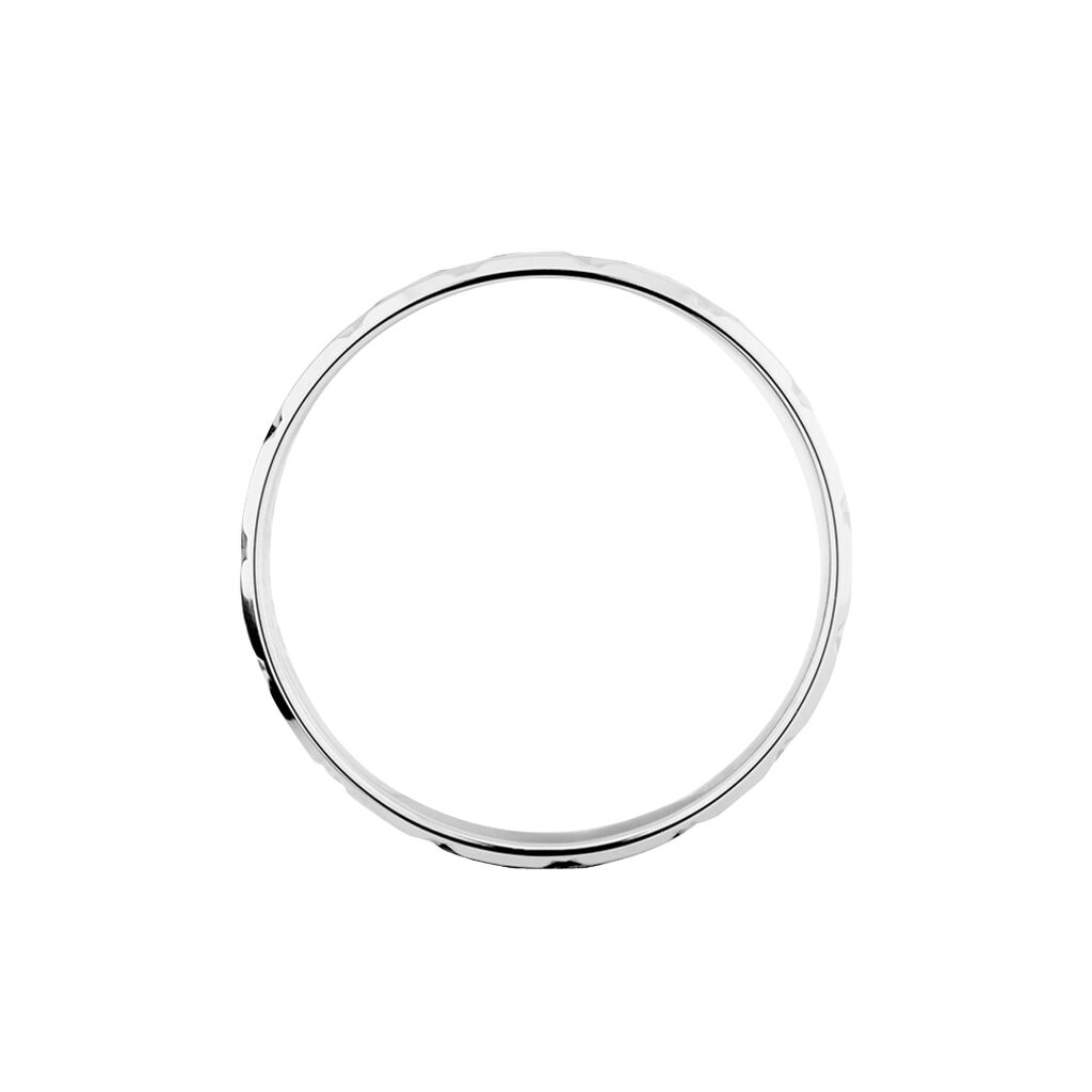 Alliance Rokhia Ruban Plat Or Blanc - Spannringe Familie | OROVIVO