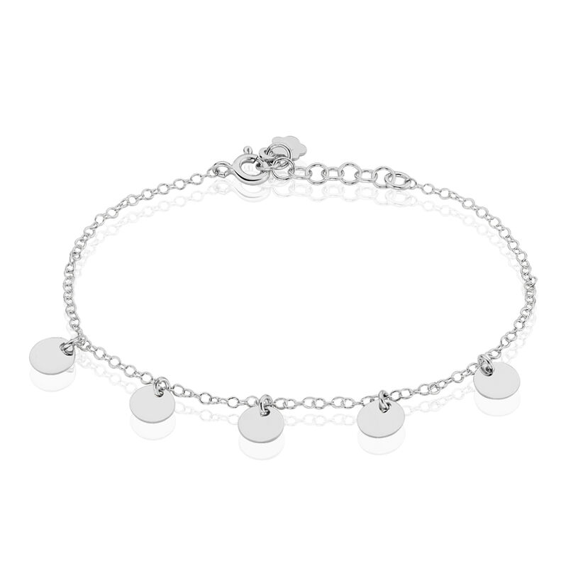 Bracelet Argent Rhodie Ragavi Pastille - Spannringe Damen | OROVIVO