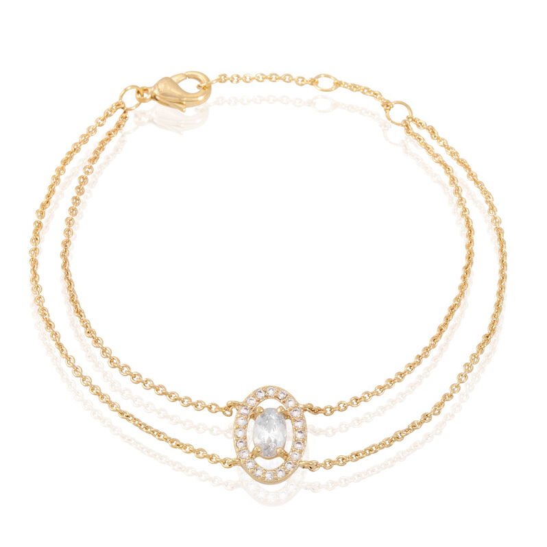 Bracciale Golden Dream Placcato Oro Giallo Cubic Zirconia - Spannringe Damen | OROVIVO