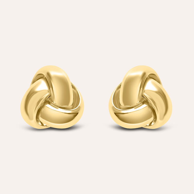 Orecchini Lobo Gold Essence Oro Giallo - Spannringe Damen | OROVIVO