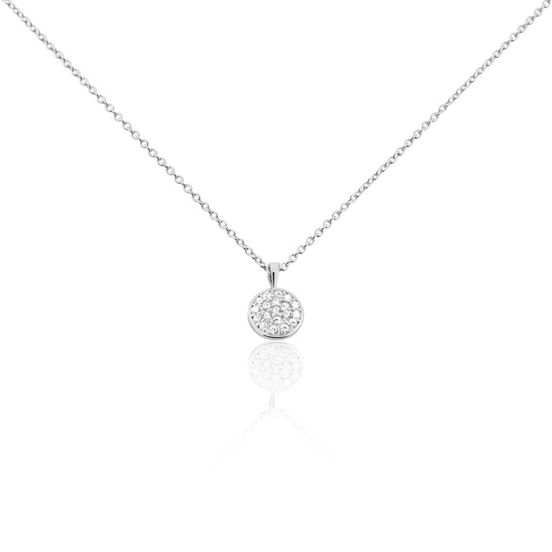 Boucles D'oreilles Puces Victorin Argent Rhodié Oxydes De Zirconium - Spannringe Damen | OROVIVO