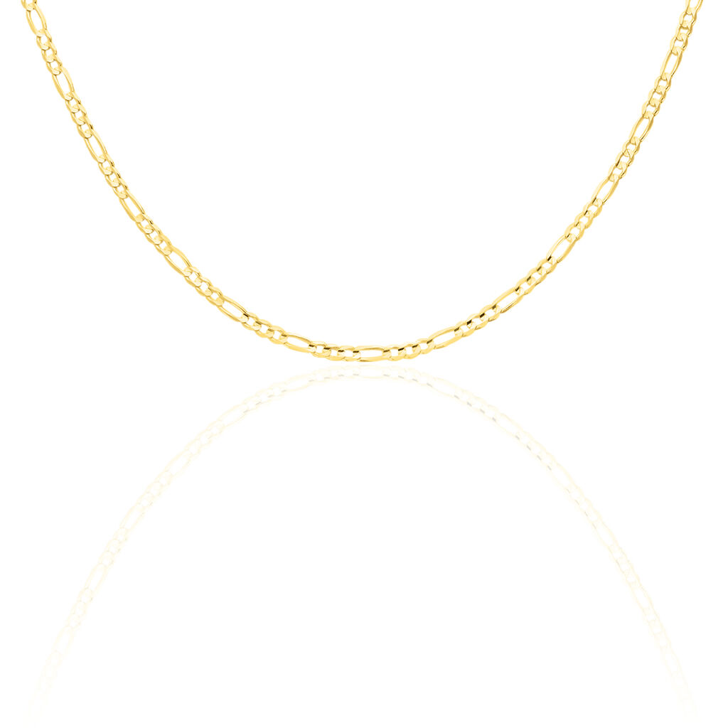 Unisex Figarokette Silber 925 Vergoldet  - Halsketten Unisex | OROVIVO
