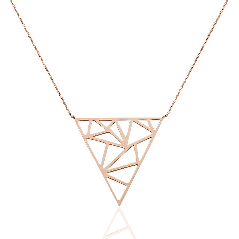 Collier Sautoir Lina Acier Rose - Spannringe Damen | OROVIVO