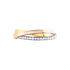 SERENE Damen Ring Gold Tricolor Gold / Weiß / Rosé 585 (14 Karat) Diamant Weiß 0,13 ct