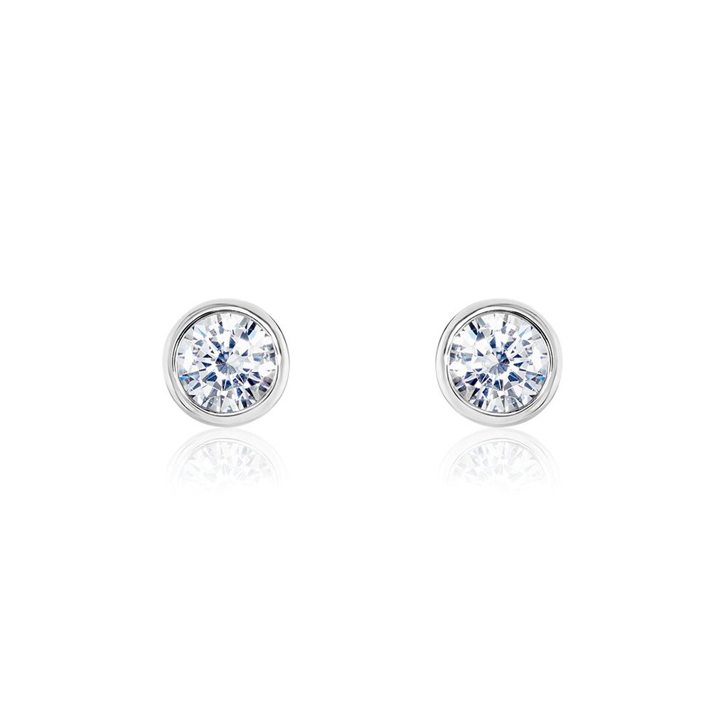 Damen Ohrstecker Silber 925 Zirkonia Milena  - Ohrstecker Damen | OROVIVO