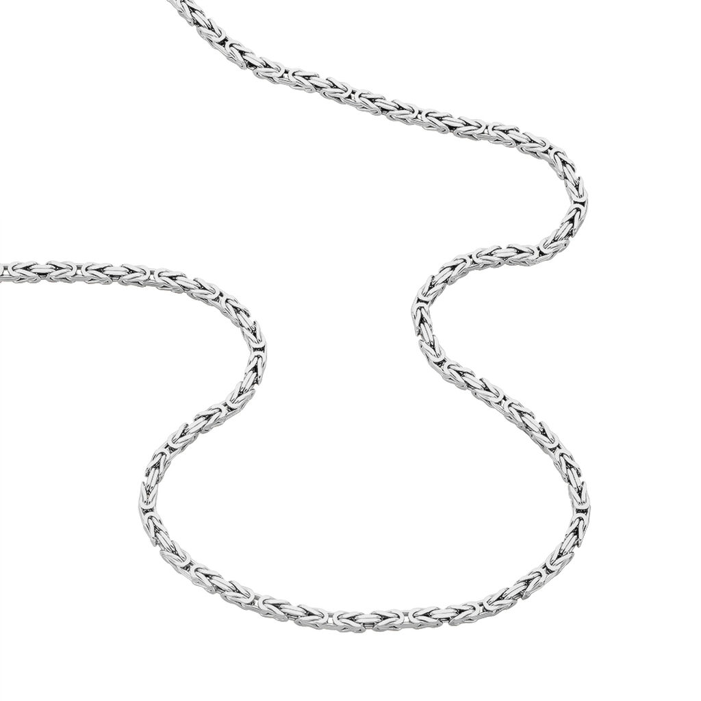 Herren Königskette Silber 925 rhodiniert  - Königsketten Unisex | OROVIVO