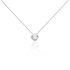 LISTO 1 Damen Collier Silber 925 Zirkonia Weiß 3,95 ct