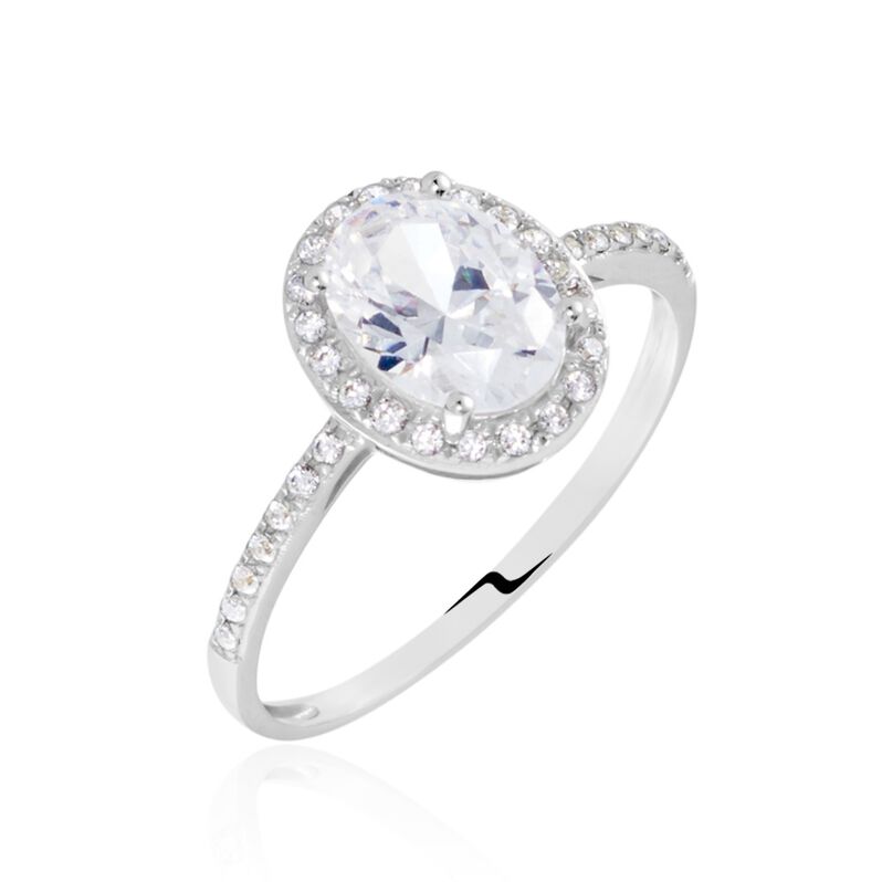 Bague Or Weiss Flavian Oxyde De Zirconium - Spannringe Damen | OROVIVO