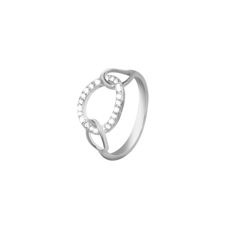 Anello in argento 925 e zirconi - Spannringe Damen | OROVIVO