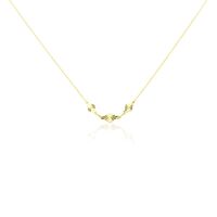 SUZA Damen Collier Silber vergoldet 925 Raute