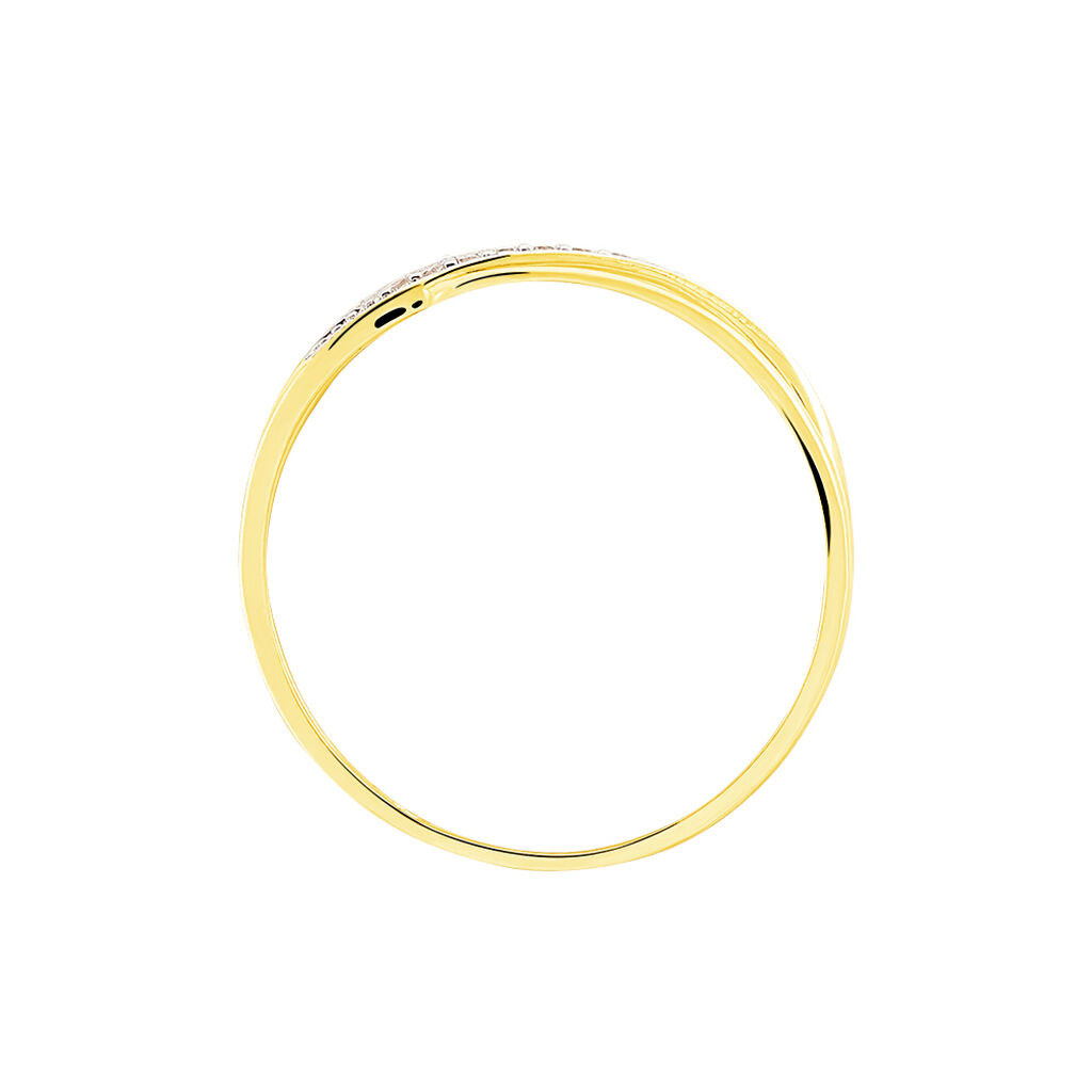 Bague Marynette Or Jaune Oxyde De Zirconium - Spannringe Damen | OROVIVO