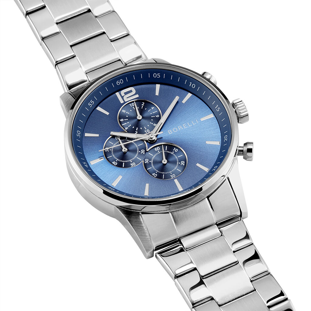 Borelli Herrenuhr Chicago Quarz Chronograph - Armbanduhren Herren | OROVIVO