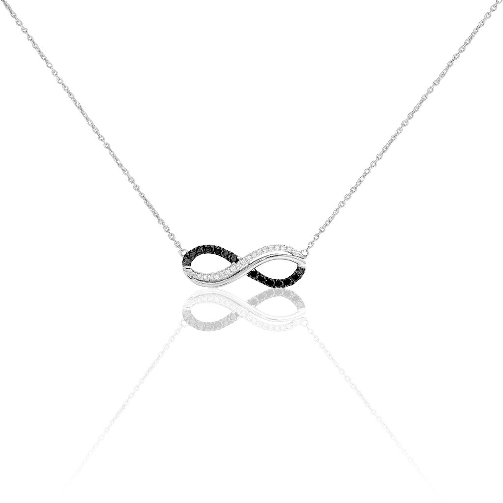 Collier Irene Or Blanc Diamant - Spannringe Damen | OROVIVO