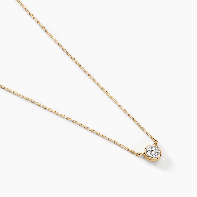 Collier Or Jaune Sofia Diamants - Spannringe Damen | OROVIVO