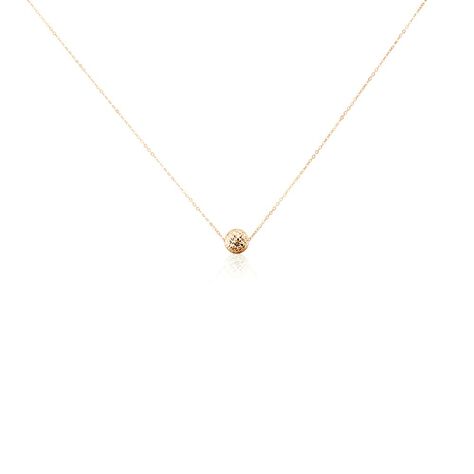 Damen Halskette Roségold 375 Kugel Lina - Halsketten Damen | OROVIVO