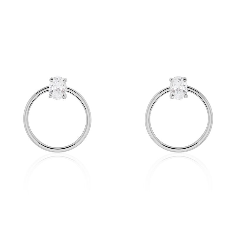 Créoles Kip Or Weiss Oxyde De Zirconium - Spannringe Damen | OROVIVO