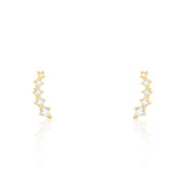 Damen Ohrstecker Gold 375 Zirkonia  - Ohrstecker Damen | OROVIVO