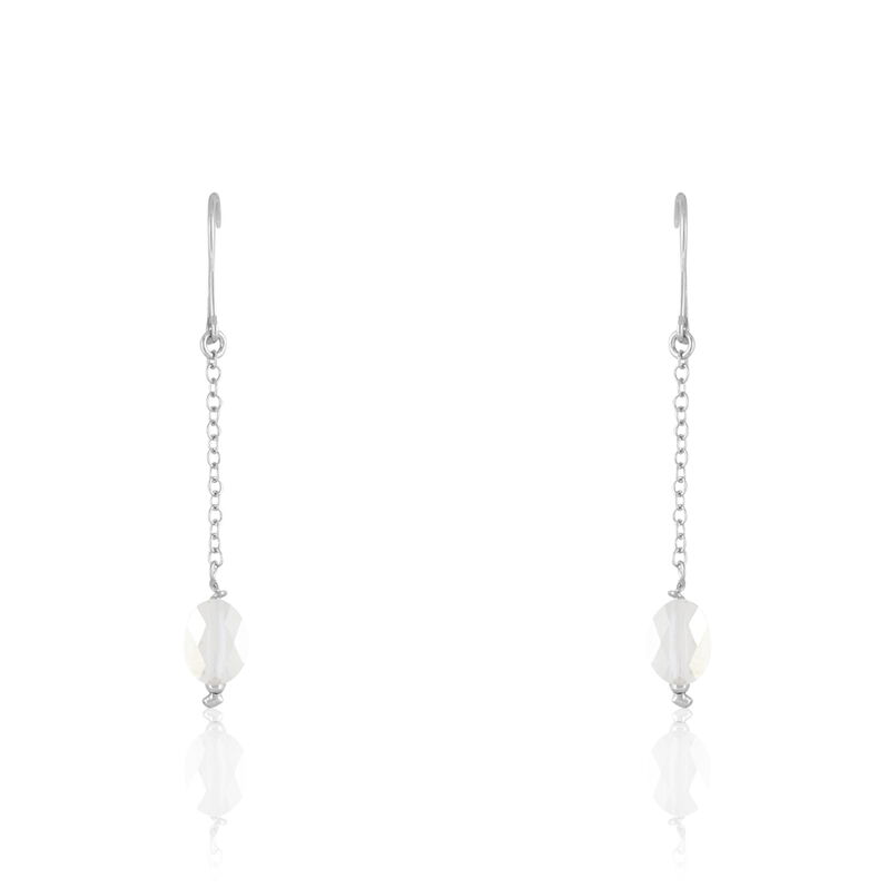 Boucles D'oreilles Argent Sirene Cristaux De Swarovski - Spannringe Damen | OROVIVO