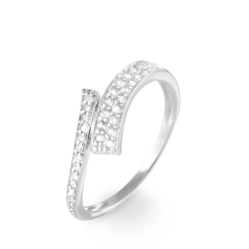 Bague Amelie Or Blanc Diamant - Spannringe Damen | OROVIVO