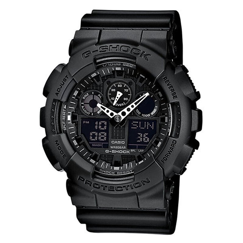 Casio G-SHOCK Herrenuhr GA-100-1A1ER Quarz Digital - Armbanduhren Herren | OROVIVO
