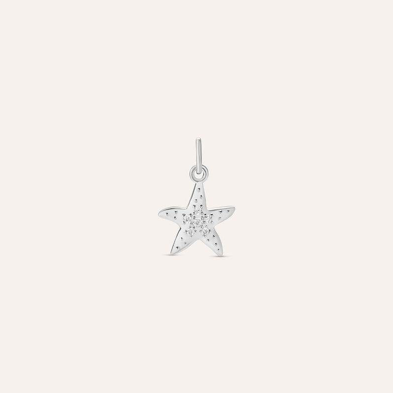 Pendente Love Beats Argento Rodiato Cubic Zirconia - Spannringe Damen | OROVIVO