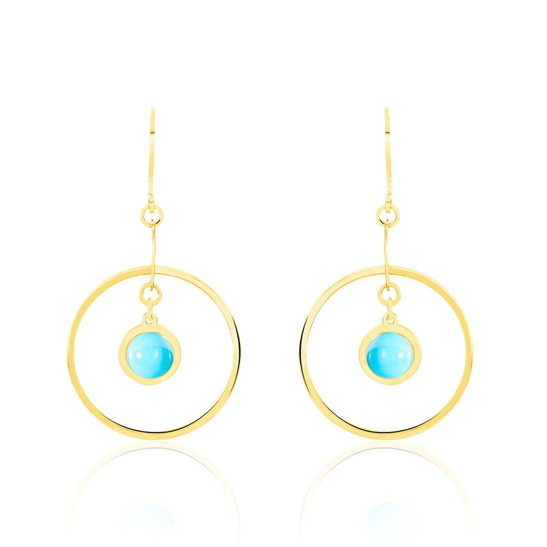 Boucles D'oreilles Pendantes Or Jaune - Spannringe Damen | OROVIVO