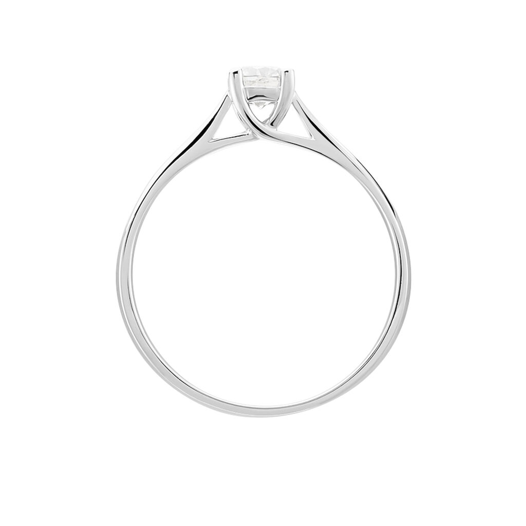 Damen Ring Weißgold 375 Diamant 0,31ct Victoria  - Verlobungsringe Damen | OROVIVO