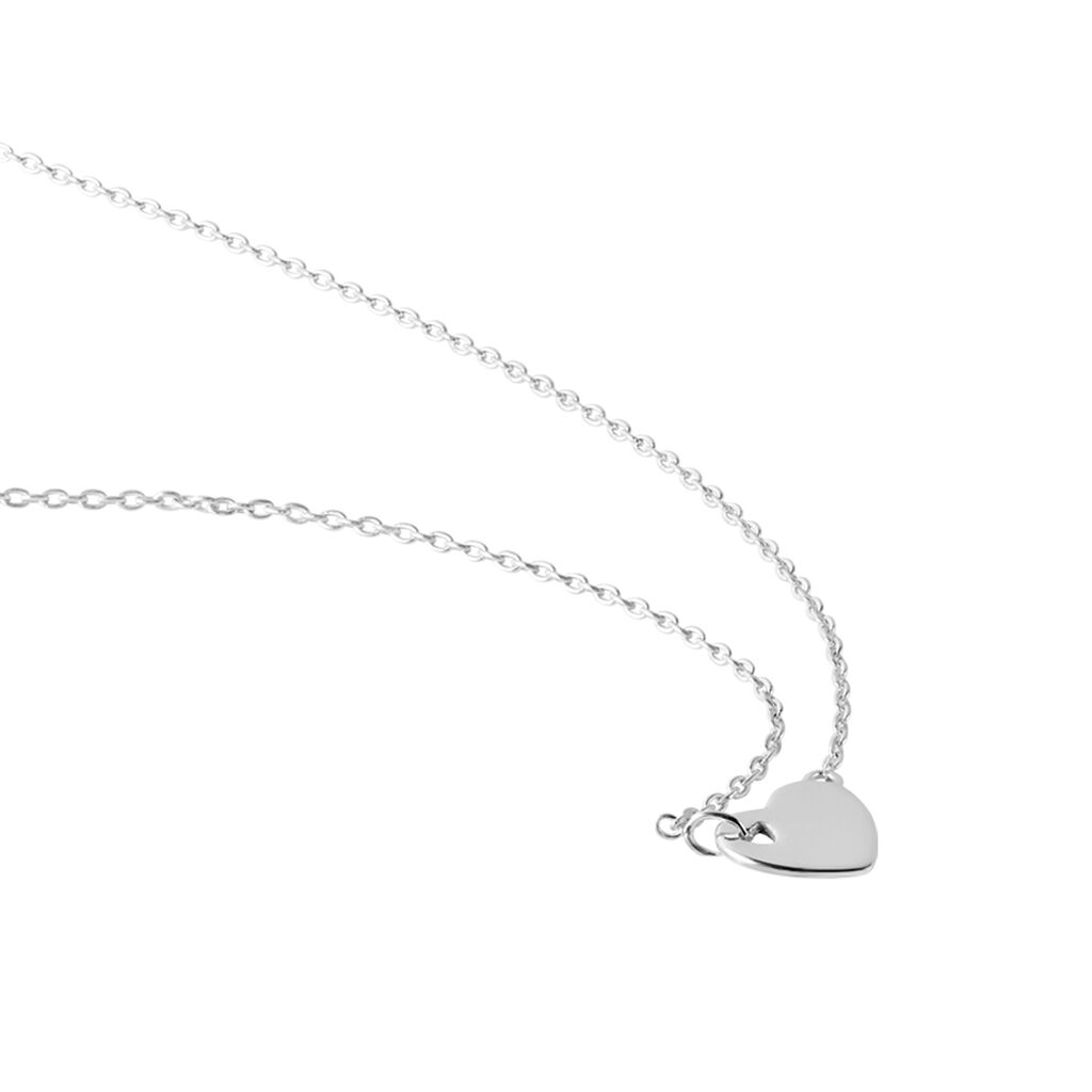 Damen Halskette Silber 925 Zirkonia Herz - Halsketten Damen | OROVIVO