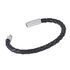 ANGELO Herren Armband Leder Schwarz