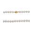 HAGA Damen Collier Gold 585 (14 Karat) Zuchtperle Perlmutt Ball