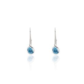 Damen Ohrhänger Silber 925 Zirkonia Spirale - Ohrhänger Damen | OROVIVO