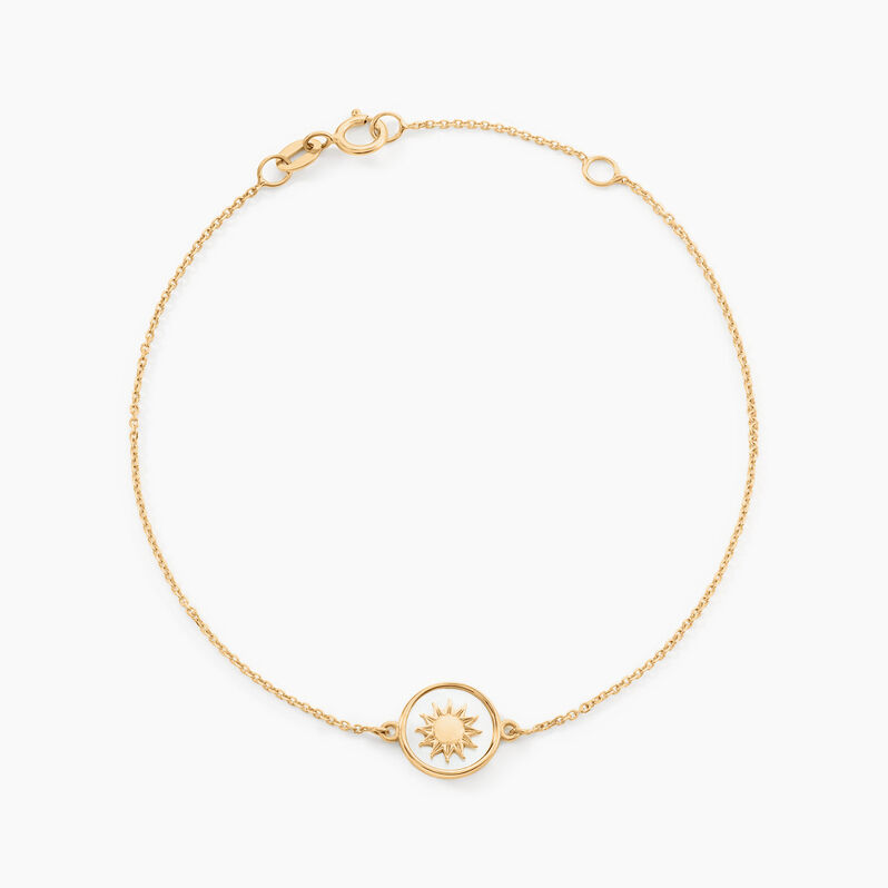 Bracelet Odysseus Or Jaune Nacre - Spannringe Damen | OROVIVO