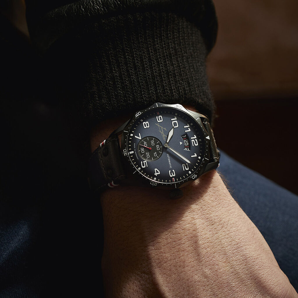JUNGHANS Herrenuhr Meister Pilot 27439700 Automatik - Armbanduhren Herren | OROVIVO