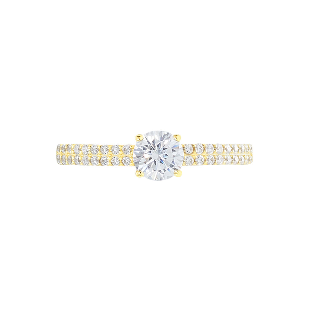 Damenring Gold 375 Zirkonia Dayna - Verlobungsringe Damen | OROVIVO