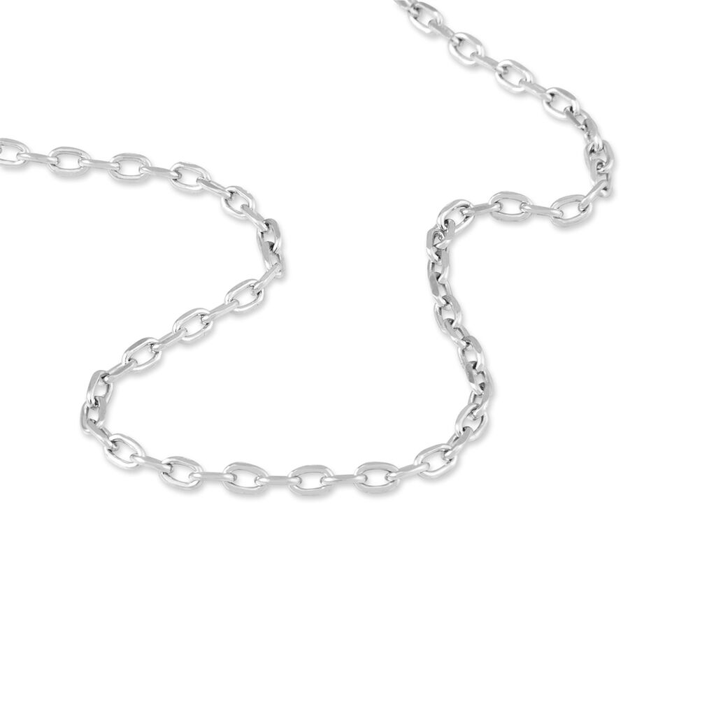 Chaîne Messie Maille Forçat Argent Blanc - Spannringe Familie | OROVIVO
