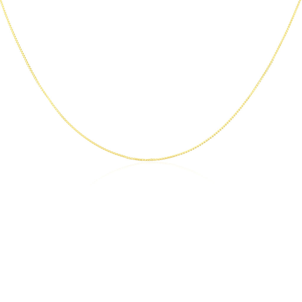Damen Zopfkette Gold 375  - Halsketten Damen | OROVIVO