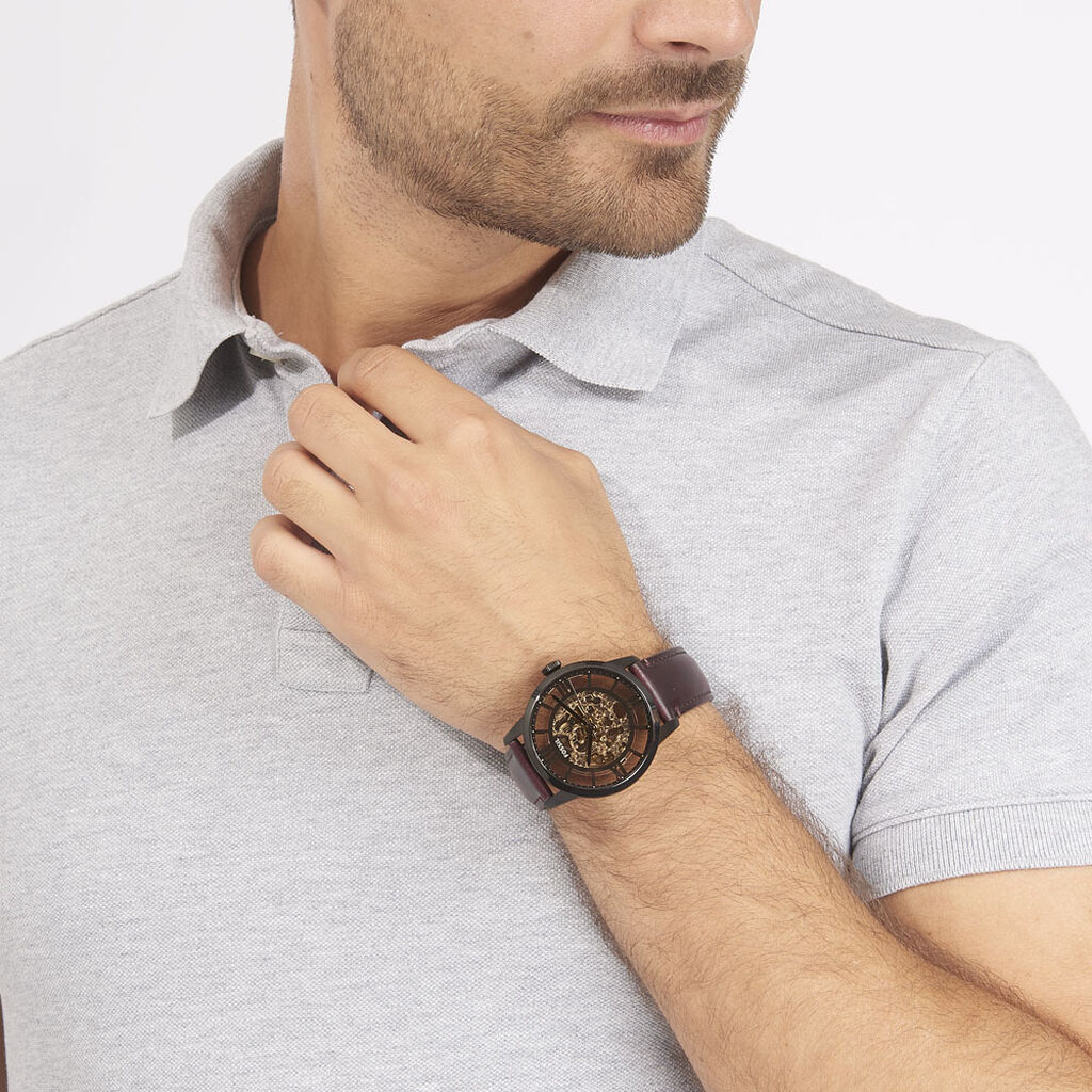 FOSSIL Herrenuhr Automatik Townsman ME3098 - Armbanduhren Herren | OROVIVO