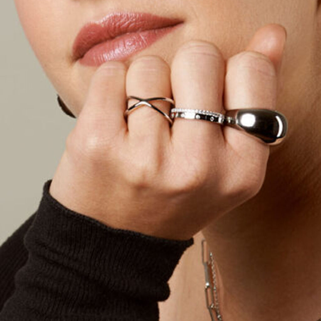 Damen Ring Silber Silber 925 Joyce 16,90mm 1,30mm  - Ringe Damen | OROVIVO