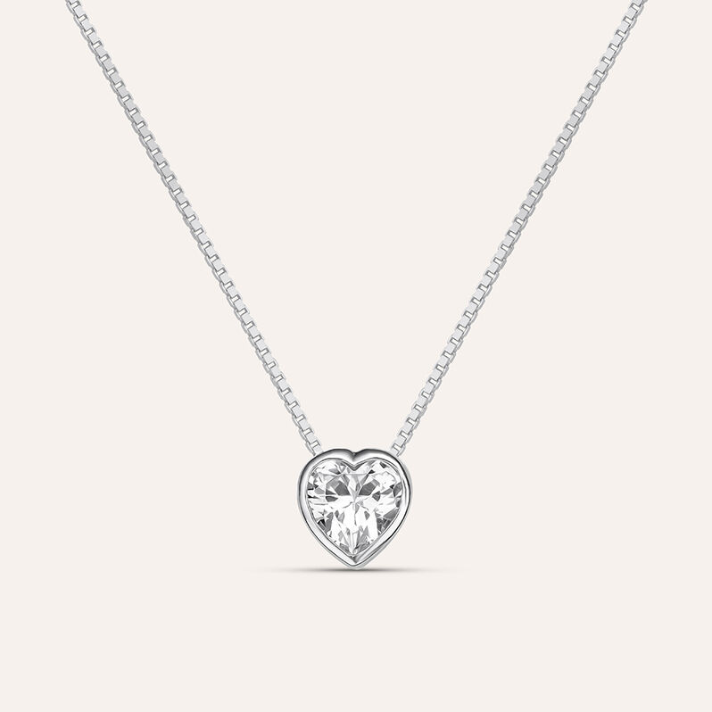 Collana Silver Elegance Argento Rodiato Cubic Zirconia - Spannringe Damen | OROVIVO